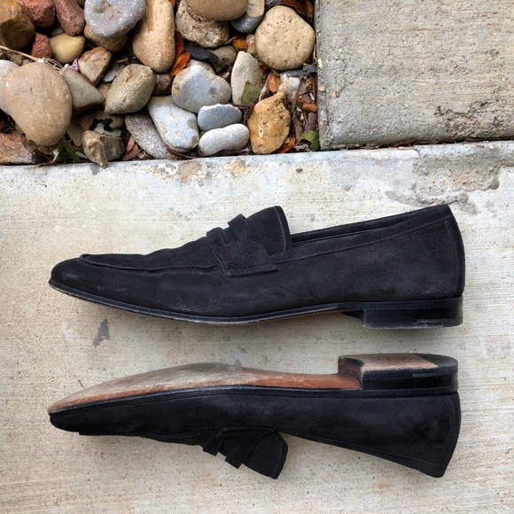 SALE Prada Suede Apron Toe Penny Loafers Suede - Picture 3 of 7